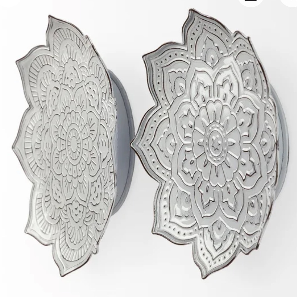 2 Pc Set Metal Wall Decor by Bungalow Rose - Picture 9 of 9